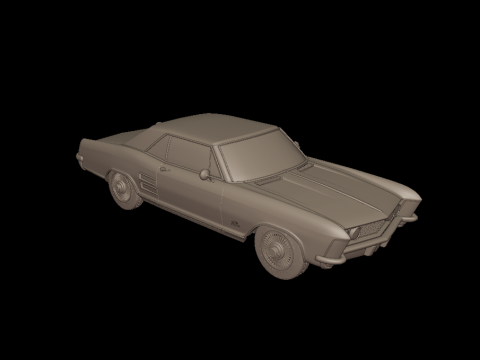 Buick riviera 1963 Modello di stampa 3D