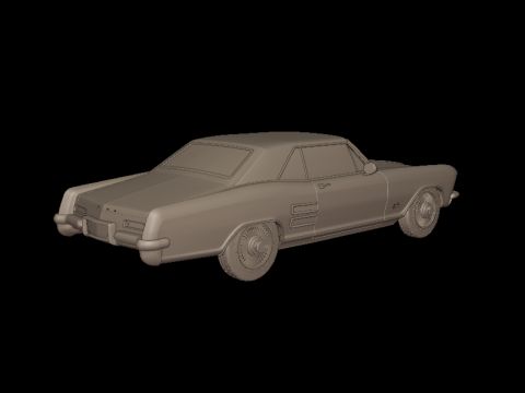 Buick riviera 1963 Modello di stampa 3D