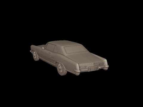 Buick riviera 1963 Modello di stampa 3D