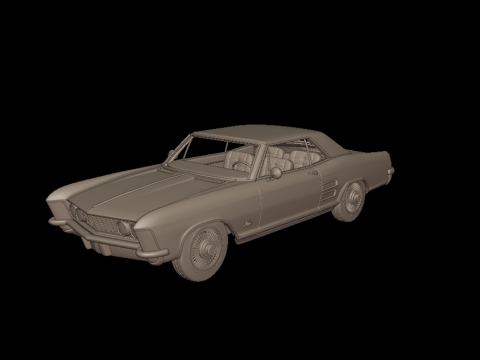 Buick riviera 1963 Modello di stampa 3D