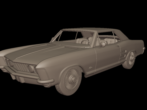 Buick riviera 1963 Modello di stampa 3D