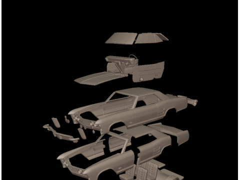 Buick riviera 1963 Modello di stampa 3D
