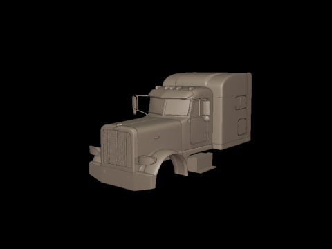 2020 PETERBILT 389 TRUCK 3D PRINT MODEL 3D प्रिंट मॉडल