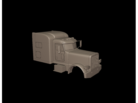 2020 PETERBILT 389 TRUCK 3D PRINT MODEL 3D Принт Модель