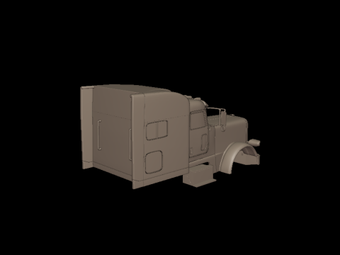 2020 PETERBILT 389 TRUCK 3D PRINT MODEL 3D Принт Модель