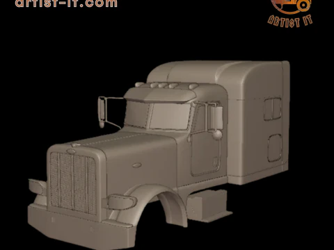2020 PETERBILT 389 TRUCK 3D PRINT MODEL 3D Print Model