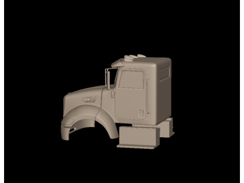 Peterbilt 335 2005 truck 3d print model 3D Druckmodell