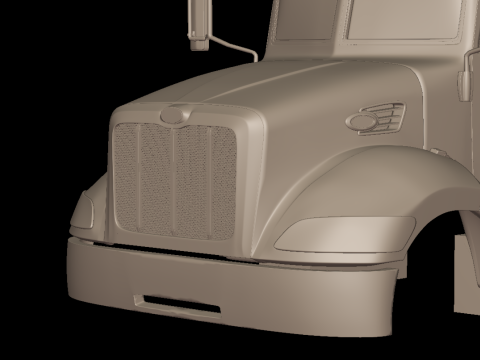 Peterbilt 335 2005 truck 3d print model 3D Druckmodell