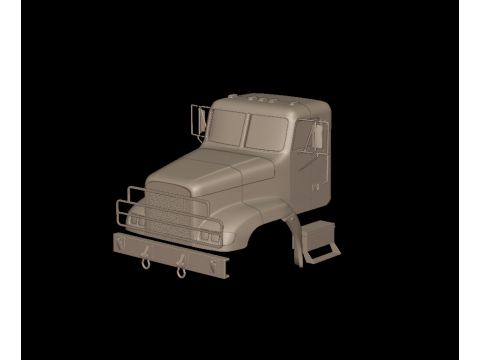 Freightliner M916A1 3d print model 3D प्रिंट मॉडल