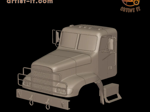 Freightliner M916A1 3D-printmodel 3D printmodel