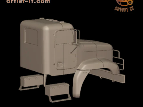 Freightliner M916A1 3d print model 3D Print Model