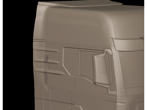 MAN TGX 2021 TRUCK 3D PRINT MODEL 3D 打印模型
