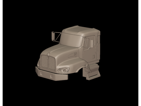 KENWORTH 2011 T470 TRUCK 3D PRINT MODEL 3D printmodel