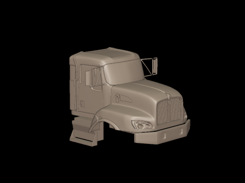 KENWORTH 2011 T470 TRUCK 3D PRINT MODEL Model Cetak 3D