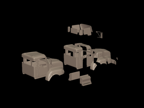 KENWORTH 2011 T470 TRUCK 3D PRINT MODEL Model Cetak 3D