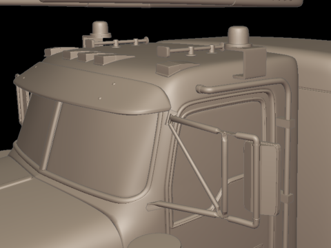 Kenworth c500 truck 3d print model 3D 打印模型