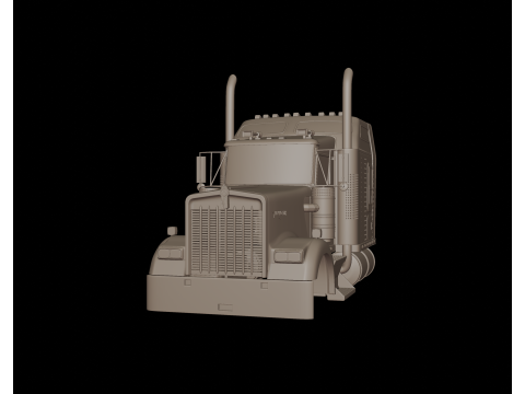 Kenworth w900 2006 3d print model 3D Принт Модель