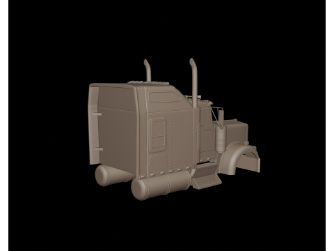 Kenworth w900 2006 3d print model 3D Принт Модель