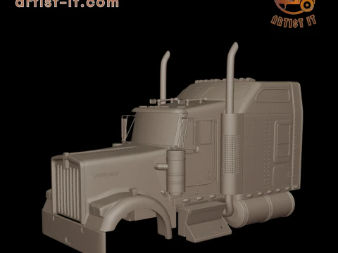 Kenworth w900 2006 modelo de impress&atilde;o 3D Modelo de Impressão 3D