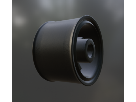 Maz truck wheel and tire 3d print model Modello di stampa 3D