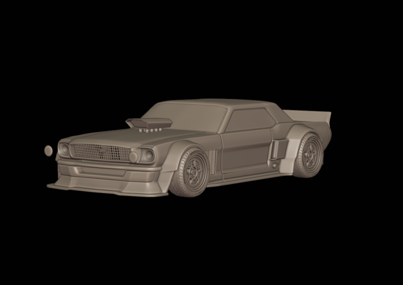Mustang Hoonicorn 3d print model 3D 프린트 모델 .c4d .max .obj .3ds .fbx .stl .blend