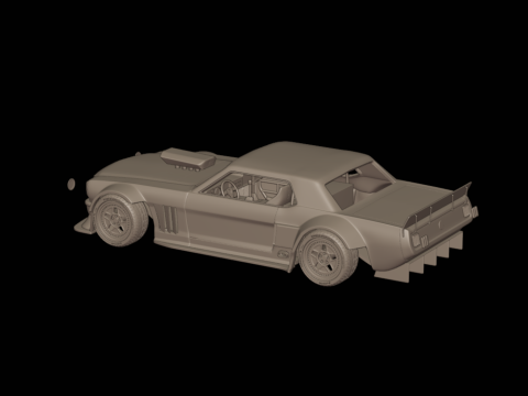 Mustang Hoonicorn 3d print model 3D 프린트 모델