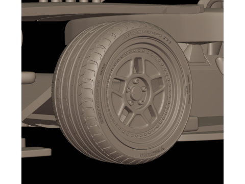 Mustang Hoonicorn 3d print model 3D 프린트 모델