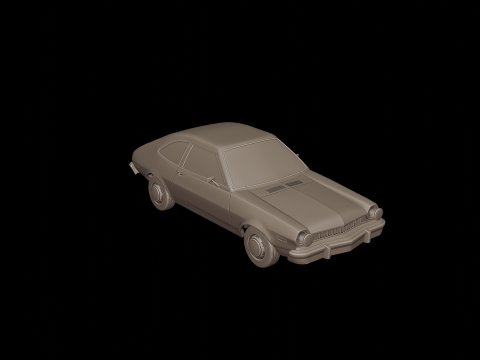Pinto 1973 3d print model 3D प्रिंट मॉडल