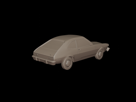 Pinto 1973 3d print model 3D प्रिंट मॉडल