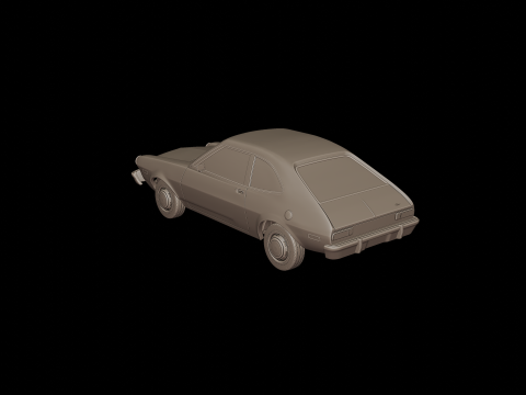 Pinto 1973 3d print model 3D प्रिंट मॉडल