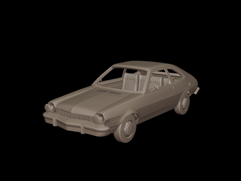 Pinto 1973 3d print model 3D प्रिंट मॉडल