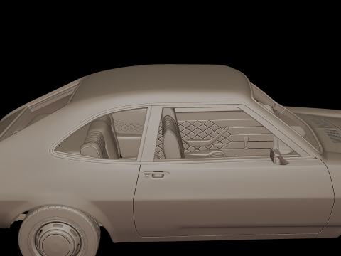 Pinto 1973 3d print model 3D प्रिंट मॉडल