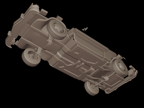 Pinto 1973 3d print model 3D प्रिंट मॉडल