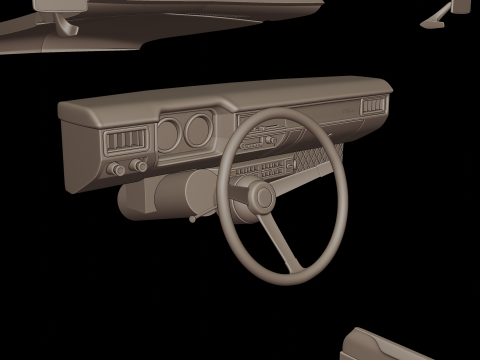Pinto 1973 3d print model 3D प्रिंट मॉडल