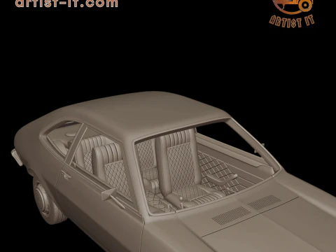 Pinto 1973 3d print model 3D Print Model