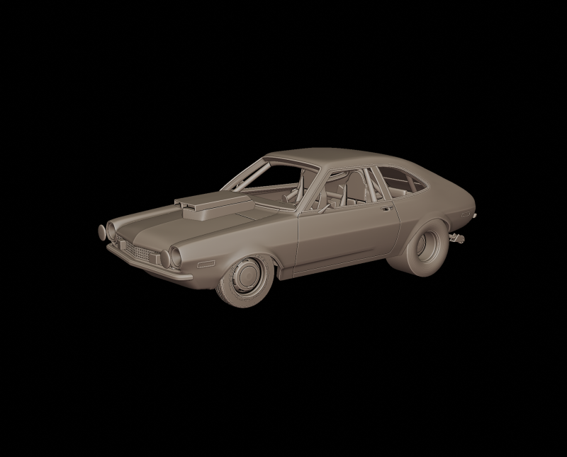1972 Pinto Bob Glidden Pro Stock 3d print model 3D Baskı Modeli .c4d .max .obj .3ds .fbx .stl .blend 
