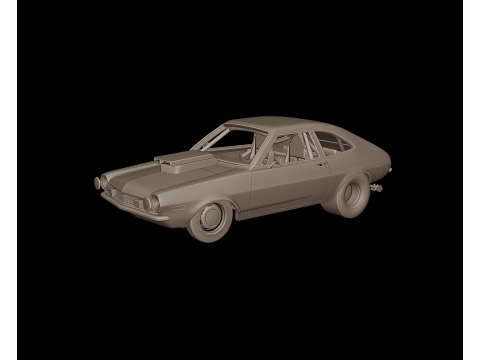 1972 Pinto Bob Glidden Pro Stock 3d print model 3Dプリントモデル