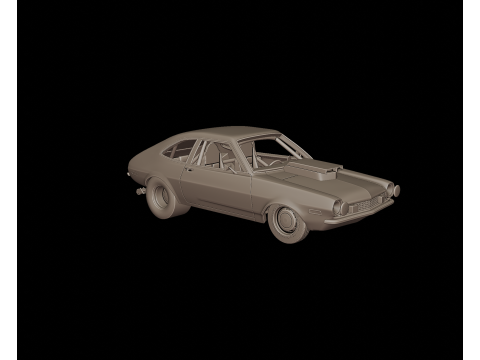1972 Pinto Bob Glidden Pro Stock 3d print model 3D Baskı Modeli