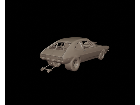 1972 Pinto Bob Glidden Pro Stock 3d print model 3D Baskı Modeli