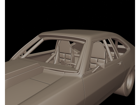 1972 Pinto Bob Glidden Pro Stock 3d print model 3D Baskı Modeli