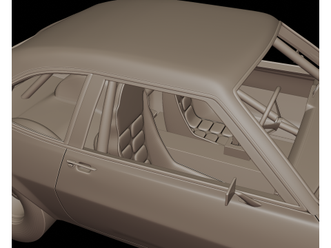 1972 Pinto Bob Glidden Pro Stock 3d print model 3D Baskı Modeli