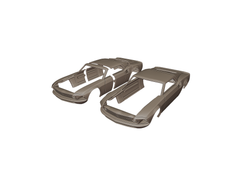 Mach forty 1969 3d print model Model Cetak 3D