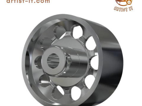 रियर अमेरिकन फोर्स 5 होल DRW 3D प्रिंट मॉडल