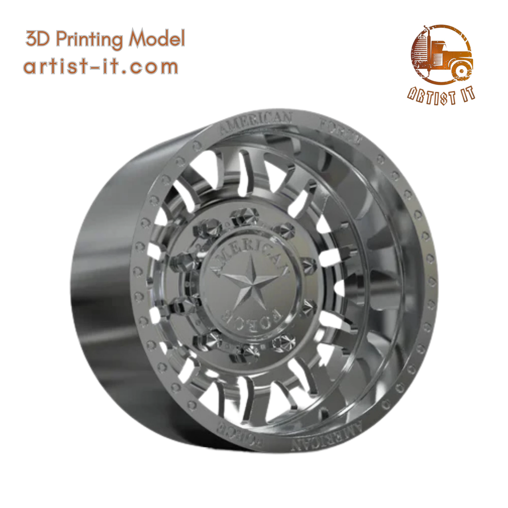 REAR AMERICAN FORCE 9 LIBERTY DRW 3D Print Model .c4d .max .obj .3ds .fbx .stl .blend 