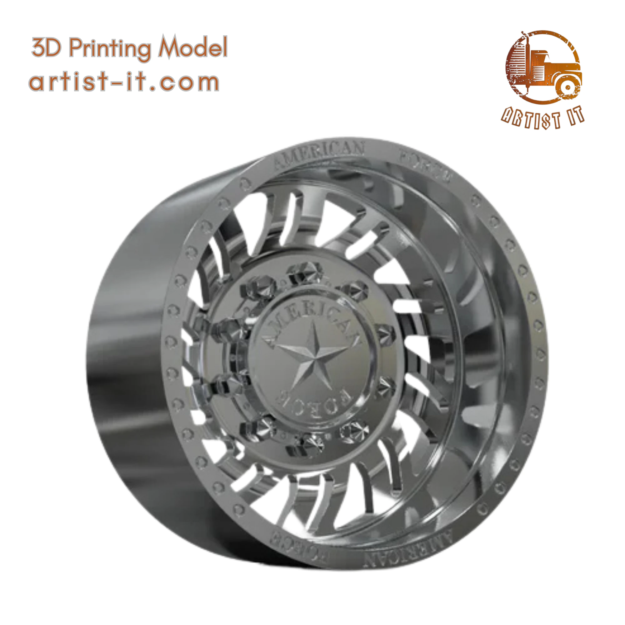 REAR AMERICAN FORCE 70 SHIFT DRW 3D Print Model .c4d .max .obj .3ds .fbx .stl .blend 