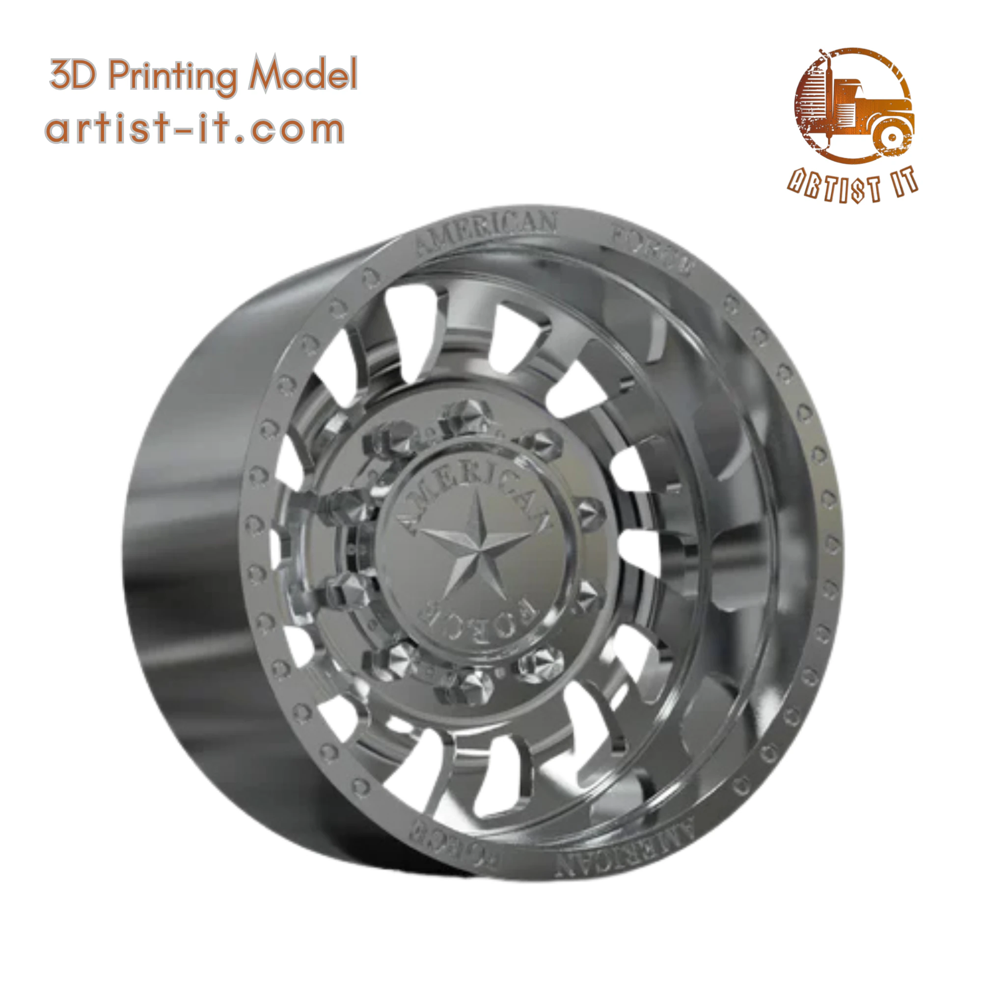REAR AMERICAN FORCE D03 ZINK DRW 3D Print Model .c4d .max .obj .3ds .fbx .stl .blend 