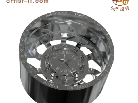 REAR AMERICAN FORCE D04 MAN OWAR DRW Model Cetak 3D