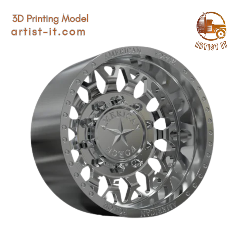 REAR AMERICAN FORCE G17 EVO DRW Model Cetak 3D .c4d .max .obj .3ds .fbx .stl .blend 