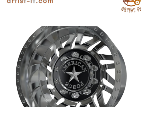 REAR AMERICAN FORCE H02 SIEGE DRW Model do druku 3D