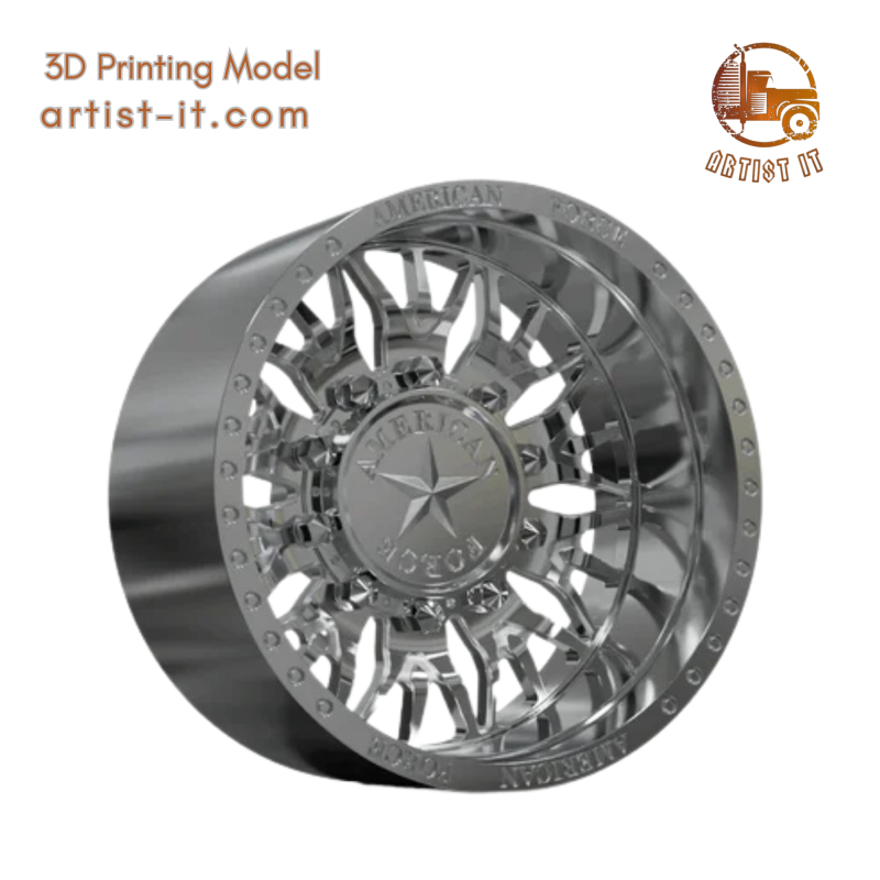 REAR AMERICAN FORCE J02 THUNDER DRW 3D प्रिंट मॉडल .c4d .max .obj .3ds .fbx .stl .blend 